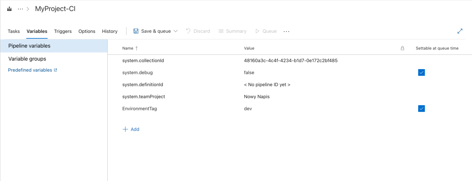 Add tag to your build and use it in release pipeline in Azure DevOps